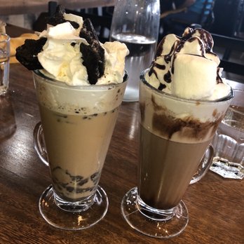 Untoasted - Oreo Latte and a mocha marshmallow latte. Awesome - Breakfast & Brunch Near Me - Hallandale Beach, Florida