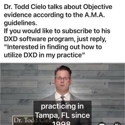 Florida Wellness Medical Group - Dr Todd CIELO. DC created of dxdxray.com. For Chiropractors to provide Objective evidence in Auto Accident cases.