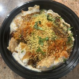 Dahi papri mix chaat Dahi papri mix chaat
