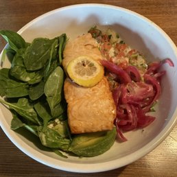 Cauliflower Rice Bowl With Oven Roasted Atlantic Salmon Cauliflower Rice Bowl With Oven Roasted Atlantic Salmon