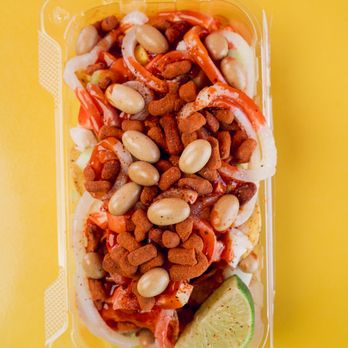 Michoacana Mia - a plastic container filled with a variety of mexican food - Ice Cream & Frozen Yogurt Near Me - Escondido, California Michoacana Mia - a plastic container filled with a variety of mexican food - Ice Cream & Frozen Yogurt Near Me - Escondido, California