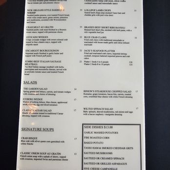 Jack Binion's Steak House - Menu 16 Feb 2024 - Steakhouses Near Me - Bossier City Bossier City, Louisiana Jack Binion's Steak House - Menu 16 Feb 2024 - Steakhouses Near Me - Bossier City Bossier City, Louisiana