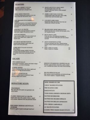 Menu photo 4 Jack Binion's Steak House Bossier City Bossier City, LA Menu photo 4 Jack Binion's Steak House Bossier City Bossier City, LA