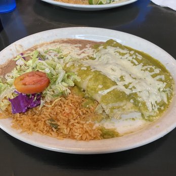 Jalapeño's Bar & Grill - Chicken Enchilada Verde, rice & beans. $17 - Mexican Near Me - Boise, Idaho Jalapeño's Bar & Grill - Chicken Enchilada Verde, rice & beans. $17 - Mexican Near Me - Boise, Idaho