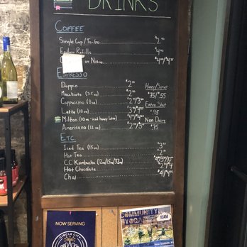 Porter Books & Bread - Drink menu - Sandwiches Near Me - Indianapolis, Indiana
