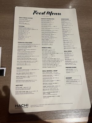 Menu photo 7 Izakaya Hachi - Costa Mesa Costa Mesa, CA Menu photo 7 Izakaya Hachi - Costa Mesa Costa Mesa, CA