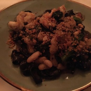 Orto - Squid Ink Pasta with Spicy Shrimp and Baby Clams. Absolutely delectable!! - Italian Near Me - Miller Place, New York Orto - Squid Ink Pasta with Spicy Shrimp and Baby Clams. Absolutely delectable!! - Italian Near Me - Miller Place, New York