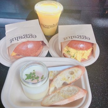 Eggslut - Bacon, Egg and Cheese sandwich, Fairfax sandwich and Slut - Breakfast & Brunch Near Me - Los Angeles, California