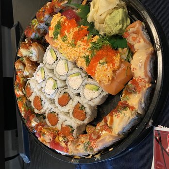 Koi Sushi - Sushi Platter custom ordered - Sushi Bars Near Me - San Pablo, California