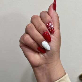 Ace Nails And Spa - Andy did my Christmas nails and they came out so good! Pictures don't do it justice. - Nail Salons Near Me - Redlands, California Ace Nails And Spa - Andy did my Christmas nails and they came out so good! Pictures don't do it justice. - Nail Salons Near Me - Redlands, California