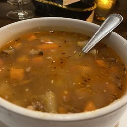 Steak and potatoes soup