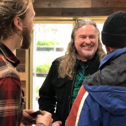 Mendocino Experience Cannabis Tours - Talking with the Tour Guide at the first stop