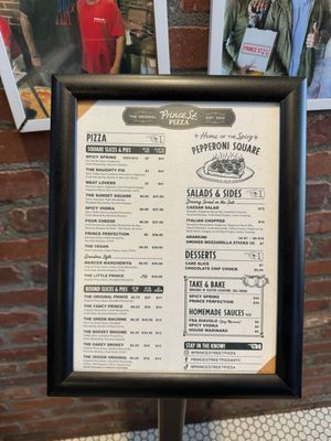 Menu photo 1 Prince Street Pizza Malibu, CA