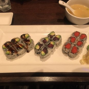 Amaze - Eel roll, tuna roll, and spicy salmon - Lounges Near Me - New York, New York Amaze - Eel roll, tuna roll, and spicy salmon - Lounges Near Me - New York, New York