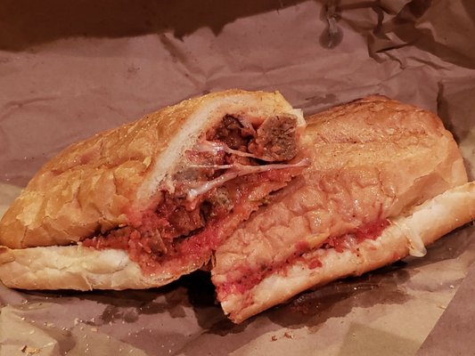 Photo of Fellini Pizzeria - Providence, RI, US. Meatball sub