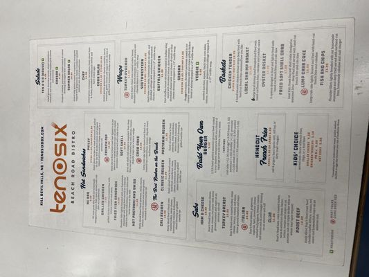 Menu photo 5 Ten O Six Kill Devil Hills, NC