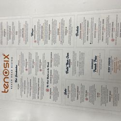Ten O Six - Lunch menu