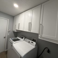 Hanover Floors Kitchen & Bath - Upgraded the laundry room with cabinets.
