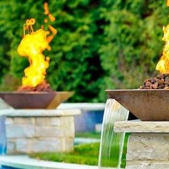 USA Fire Bowls - fire bowls and a water scupper - Hot Tub & Pool Near Me - Murrieta, California USA Fire Bowls - fire bowls and a water scupper - Hot Tub & Pool Near Me - Murrieta, California