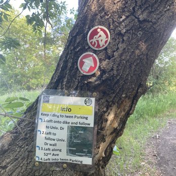 Forum Tower Loop Bike Trail - More instructions on where to go - Mountain Biking Near Me - Fargo, North Dakota