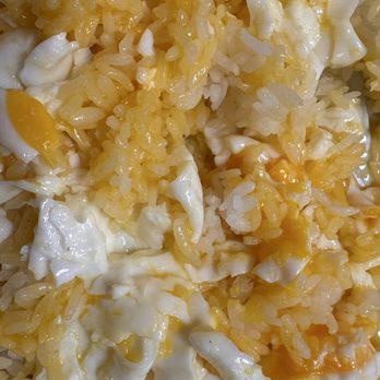 Rainbow Cafe - Eggs and rice mixed - Cafes Near Me - Kailua Kona, Hawaii