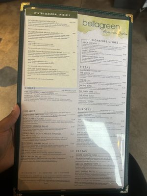 Menu photo 1 bellagreen Plano, TX