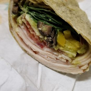 Subway - Turkey, Bacon and Guacamole Wrap. Pretty good. - Sandwiches Near Me - Huntsville, Alabama Subway - Turkey, Bacon and Guacamole Wrap. Pretty good. - Sandwiches Near Me - Huntsville, Alabama
