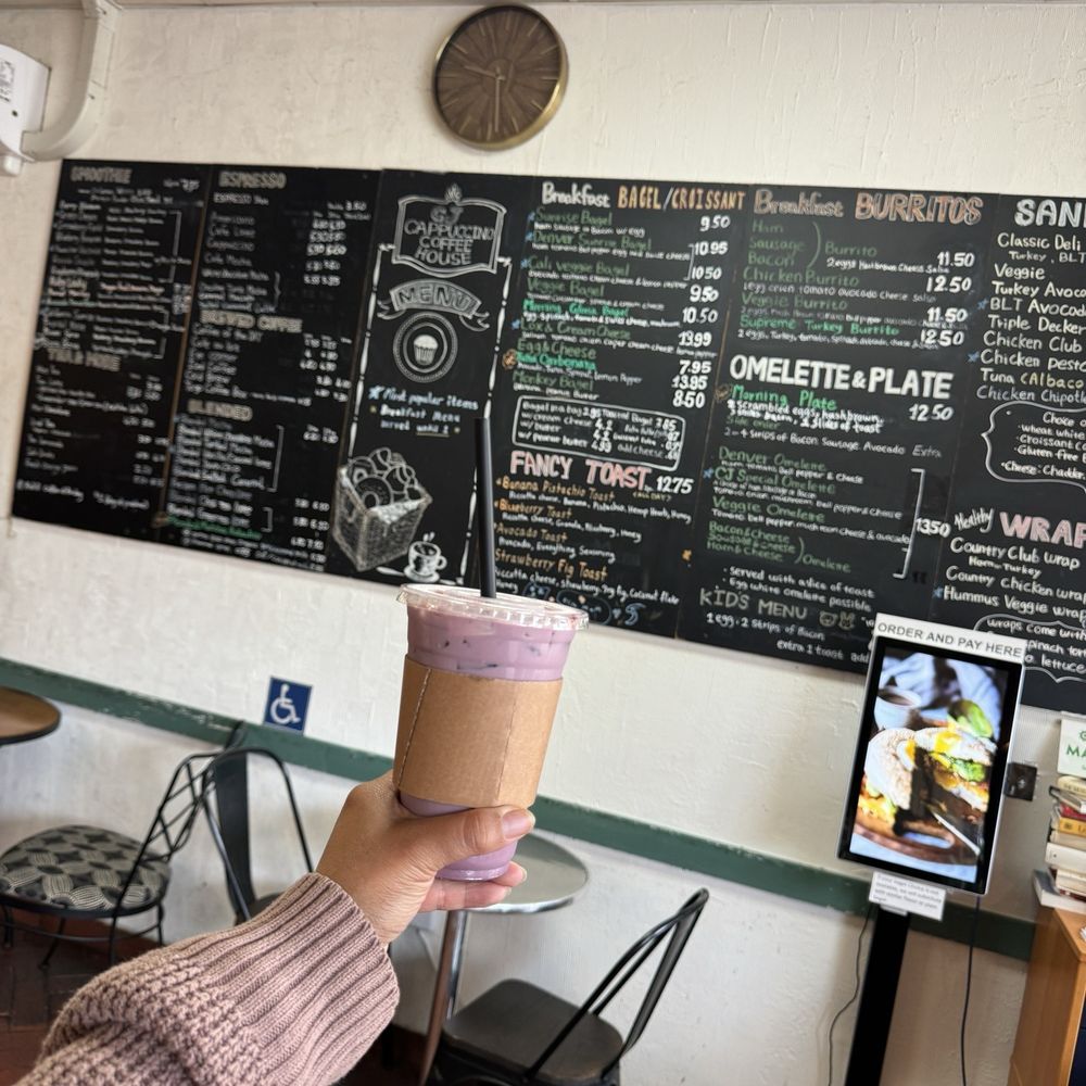 CJ Coffee House - Ice Ube latte - Coffee & Tea Near Me - Orange, California CJ Coffee House - Ice Ube latte - Coffee & Tea Near Me - Orange, California