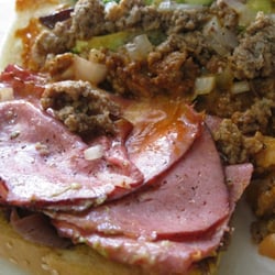 Balboa Sub Shop - "The Special" 1/2 of it and open faced
