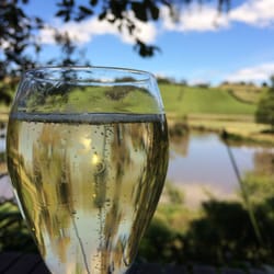 Josef Chromy Wines - Sitting out on the lawn