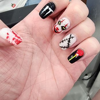 Organic Nail Bar - IT nails for Halloween!!! - Nail Salons Near Me - Phoenix, Arizona Organic Nail Bar - IT nails for Halloween!!! - Nail Salons Near Me - Phoenix, Arizona