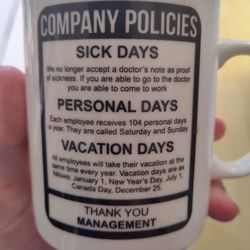 MyGardenBag - Received this from Dave. Pretty sickening, considering I worked on Saturdays.