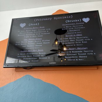 Along the Way Cafe - a menu on the wall - Coffee & Tea Near Me - Winnemucca, Nevada Along the Way Cafe - a menu on the wall - Coffee & Tea Near Me - Winnemucca, Nevada