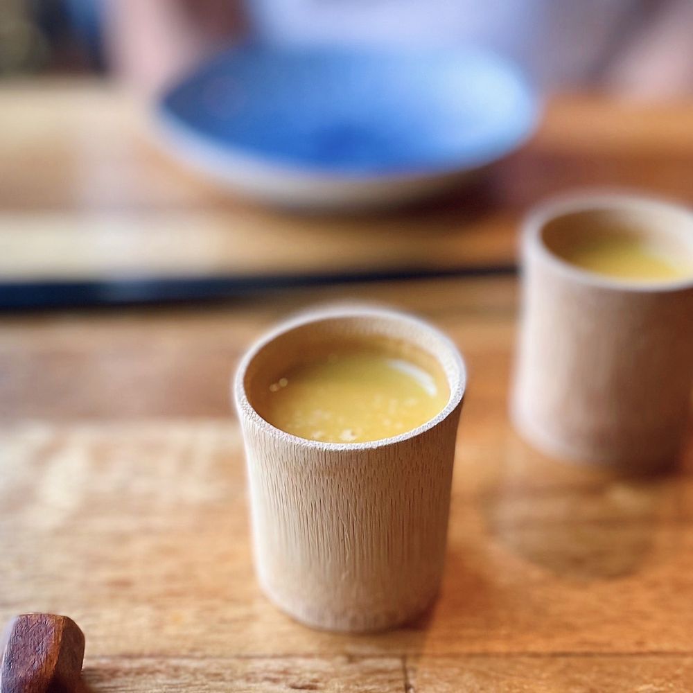 Kamonegi - Kabocha Squash Soup (complimentary) - Japanese Near Me - Seattle, Washington Kamonegi - Kabocha Squash Soup (complimentary) - Japanese Near Me - Seattle, Washington