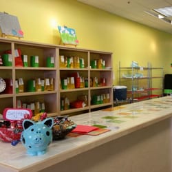 Clay Corner Studio - Here is our front counter and bags just waiting for their owners to pick them up.