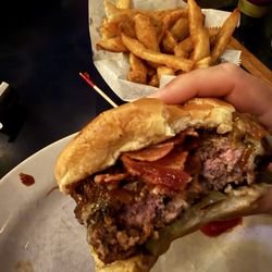 Ladder 1 Grill - In house made burger, best I've had on my trip