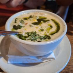 Nuestra Mesa - Close-up of corn chowder