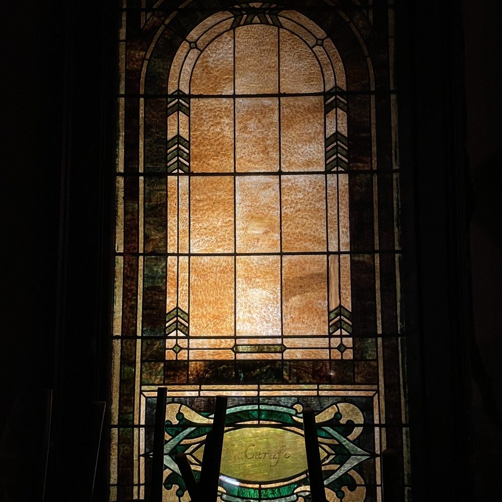 La Carafe - Stain glass window - Wine Bars Near Me - Houston, Texas