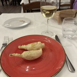 Da Roberto e Loretta - Fried squash flower stuffed with cheese