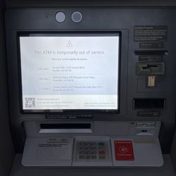 Bank of America Financial Center - All 3 ATMs at this location were broken.
