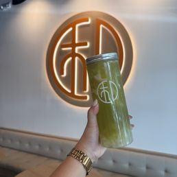 Honeydew Lychee Fresh Fruit Tea with Lychee Jelly