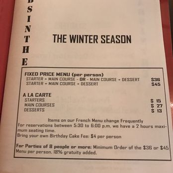 Absinthe Bistro - French Near Me - Vancouver, British Columbia Absinthe Bistro - French Near Me - Vancouver, British Columbia