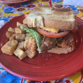 The Flying Biscuit Cafe - Chicken Club with Potatoes - Breakfast & Brunch Near Me - Matthews, North Carolina