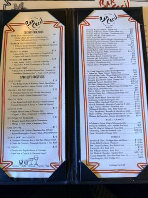 Menu photo 8 Bar Cecil Palm Springs, CA Menu photo 8 Bar Cecil Palm Springs, CA