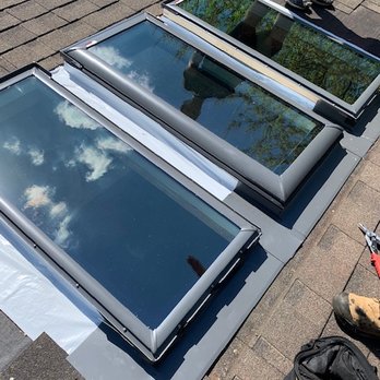 Tops Roofing - New Skylights Cut Out, Framed and Roof Installation of 3 Units - Roofing Near Me - Burlington, Ontario