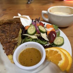 The Coffee House On Cherry Street - Quiche for lunch. Gluten free!