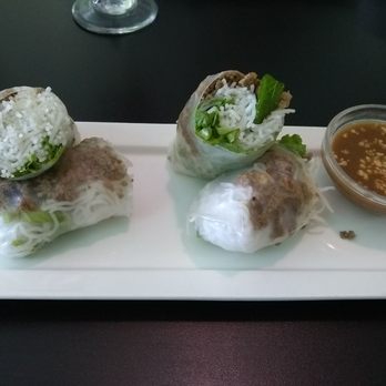 Authentic Vietnamese Pho House - Sate beef summer rolls. $5.50. - Vietnamese Near Me - Ottawa, Ontario
