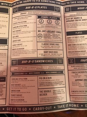 Menu photo 6 Jim 'N Nick's Bar-B-Q Montgomery, AL