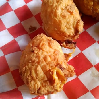 Puffabelly's Old Depot Restaurant - Puffapeppers ...ball of fried cheese and bits of japs..  1 out of 10... Not stuffed Japs for sure... Great if your a fried cheese fan. - American Near Me - Spring, Texas