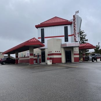 Swensons Drive-In - the exterior of the drive - in - Sandwiches Near Me - Montrose, Ohio Swensons Drive-In - the exterior of the drive - in - Sandwiches Near Me - Montrose, Ohio